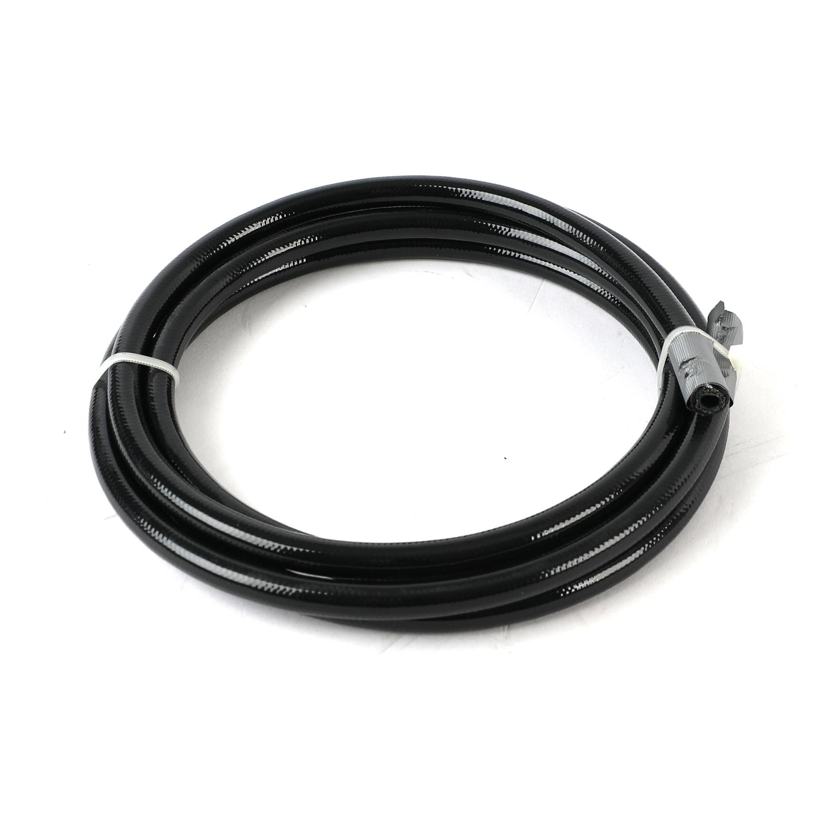 Fragola -4AN PTFE Hose w/ Black Cover- 6 Feet