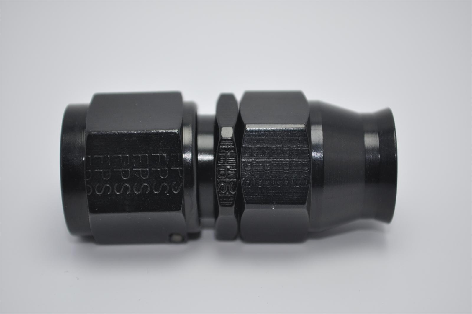 Fragola -6AN Real Street Straight Hose End Black For PTFE Hose