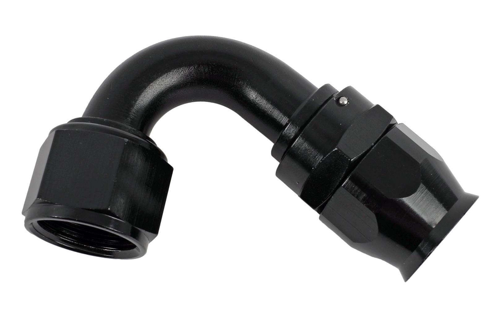 Fragola -12AN Real Street x 120 Degree Hose End Black For PTFE Hose