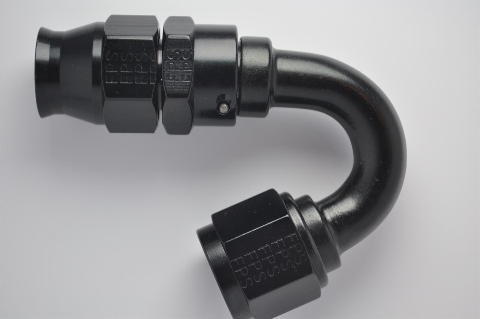 Fragola -8AN Real Street x 150 Degree Hose End Black For PTFE Hose