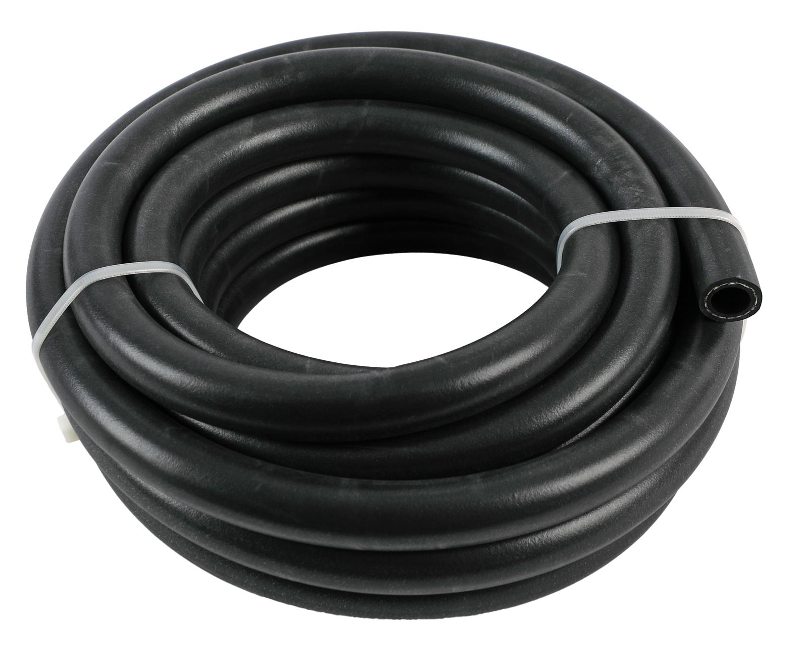 Fragola -8AN Push-Lite Hi-Temp Black Hose - 20ft (Replaces 820008 No Fiber Braid)