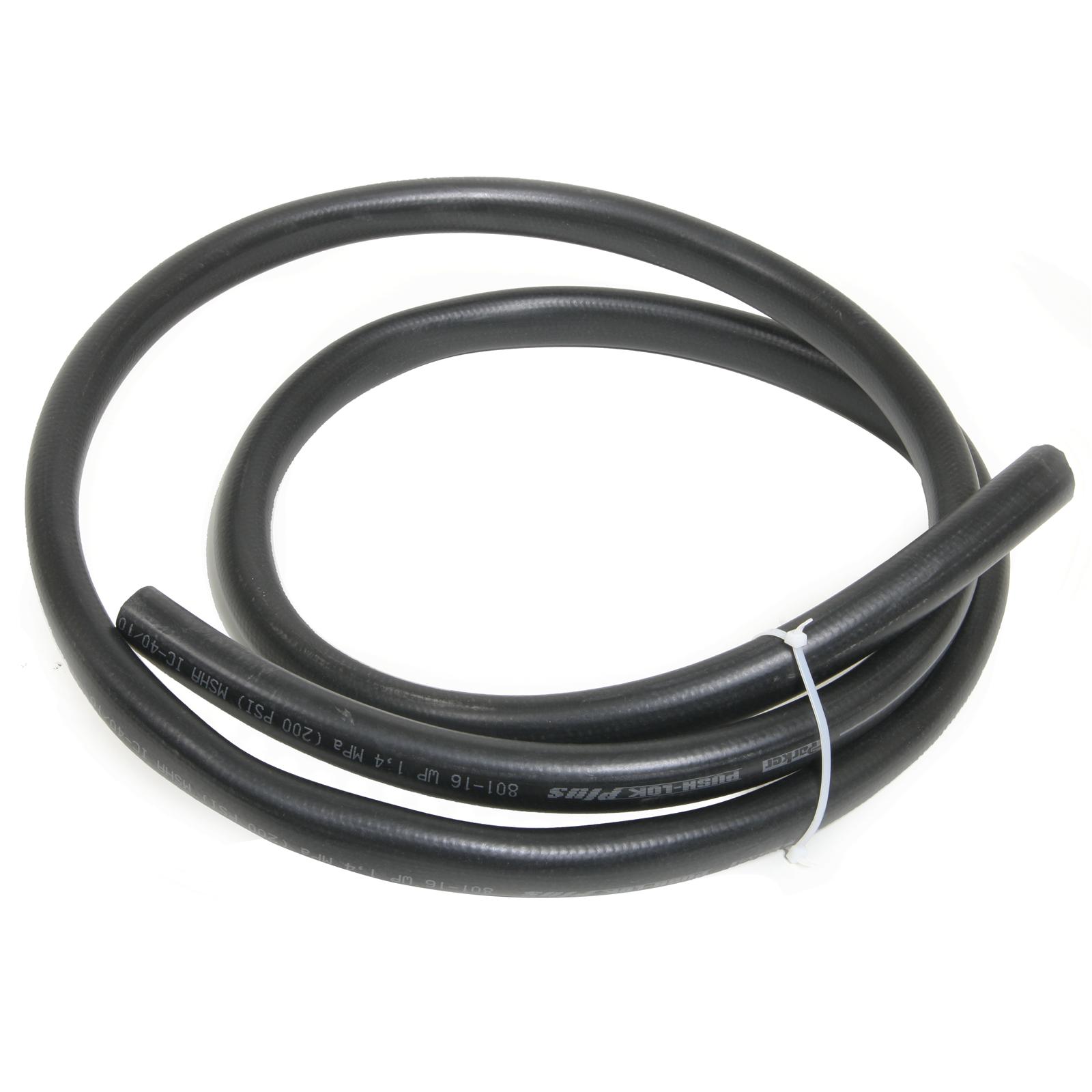 Fragola 1in Black Push-Lok Hose - 10 Feet