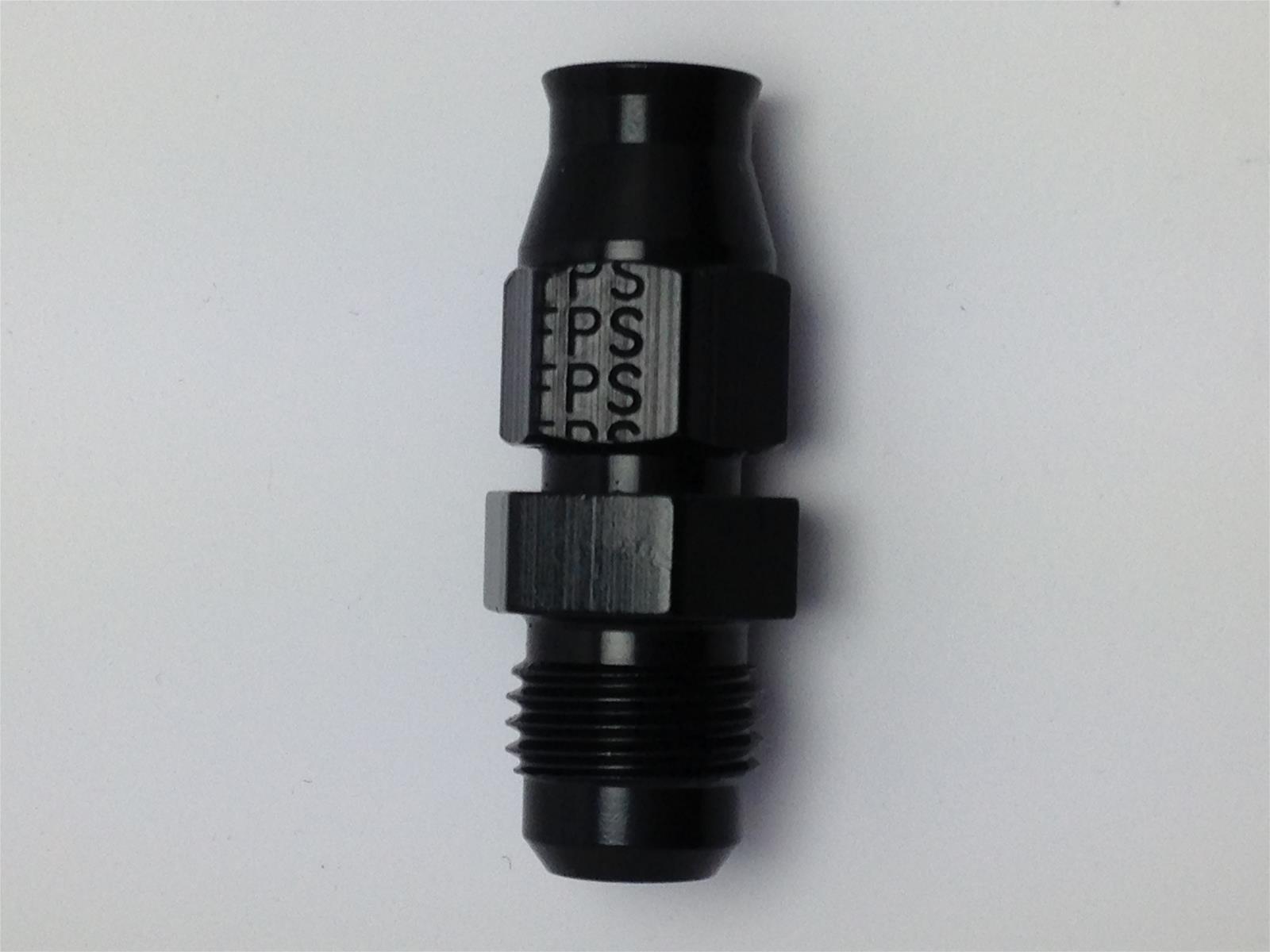 Fragola -6AN Male x 1/4in Tube AN Adapter Fitting Black