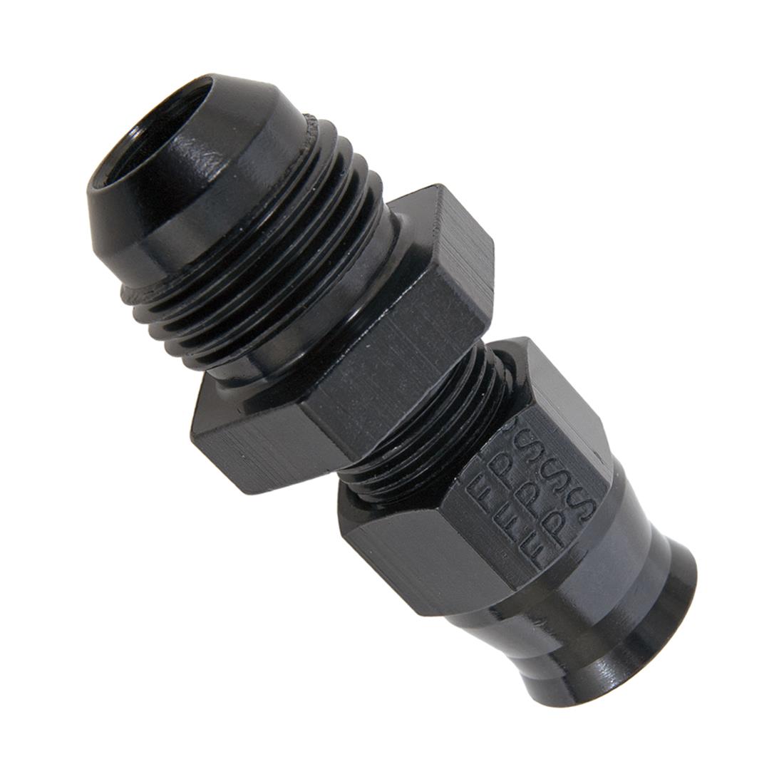 Fragola -8AN Male x 3/8in Tube AN Adapter Fitting Black thumbnail 2