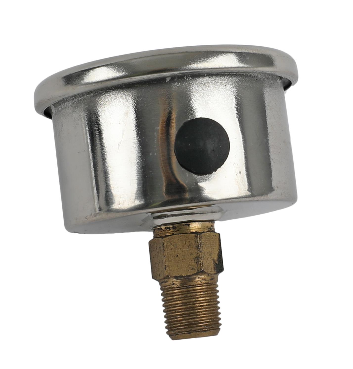 Fragola Fuel Pressure Gauge 0-100 PSI Liquid Filled