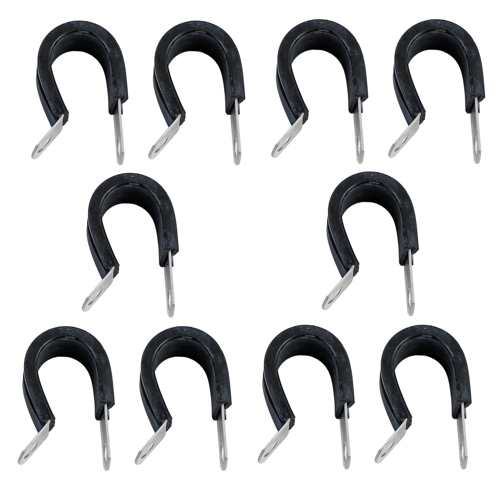 Fragola 5/8in (625in) Padded Line Clamps Bag of 10 Pcs.
