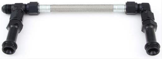 Fragola -8AN Pro Stock Fuel Line Kit - 4150 Black