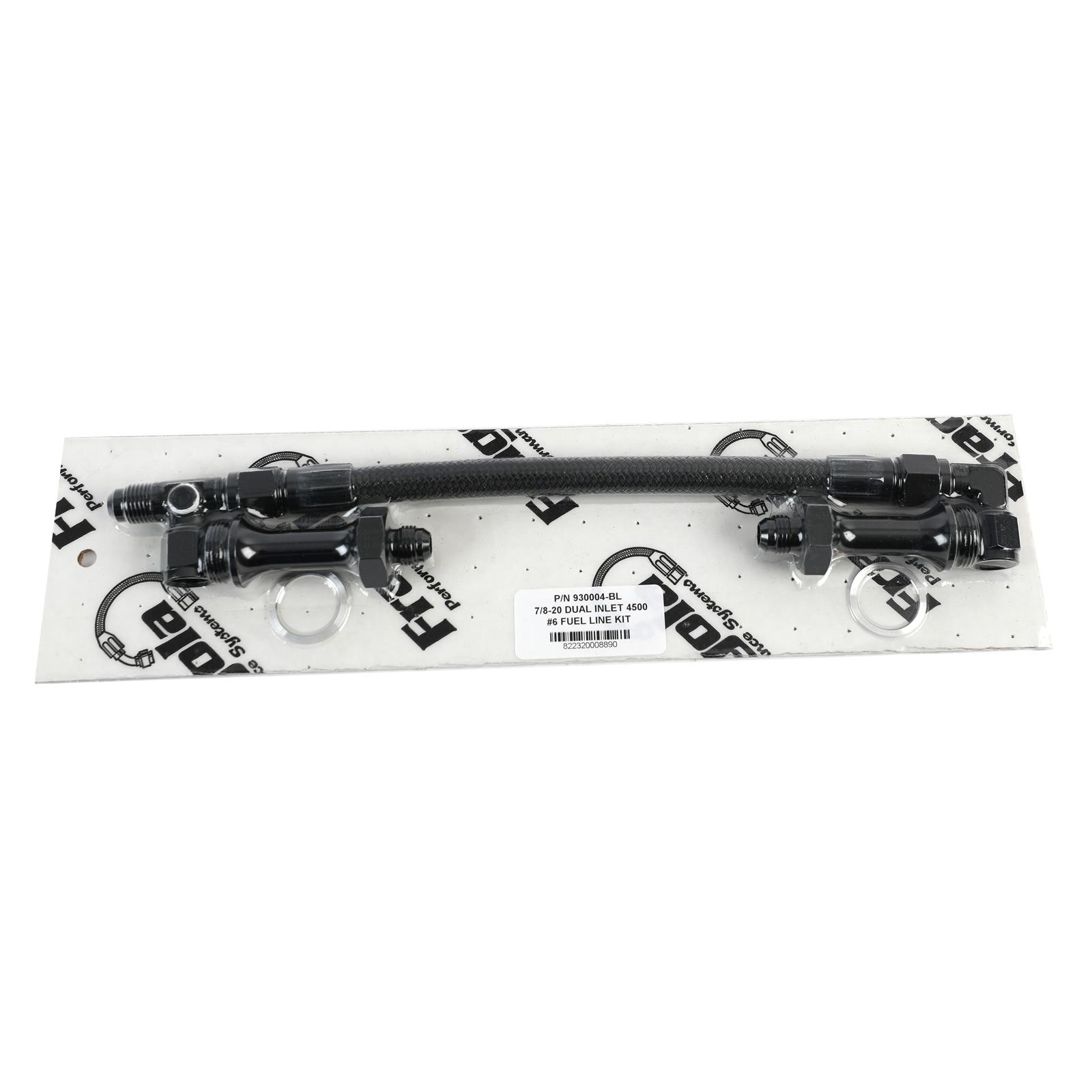 Fragola 7/8-20 Dual Inlet 4500 -6AN Competition Fuel Line Kit