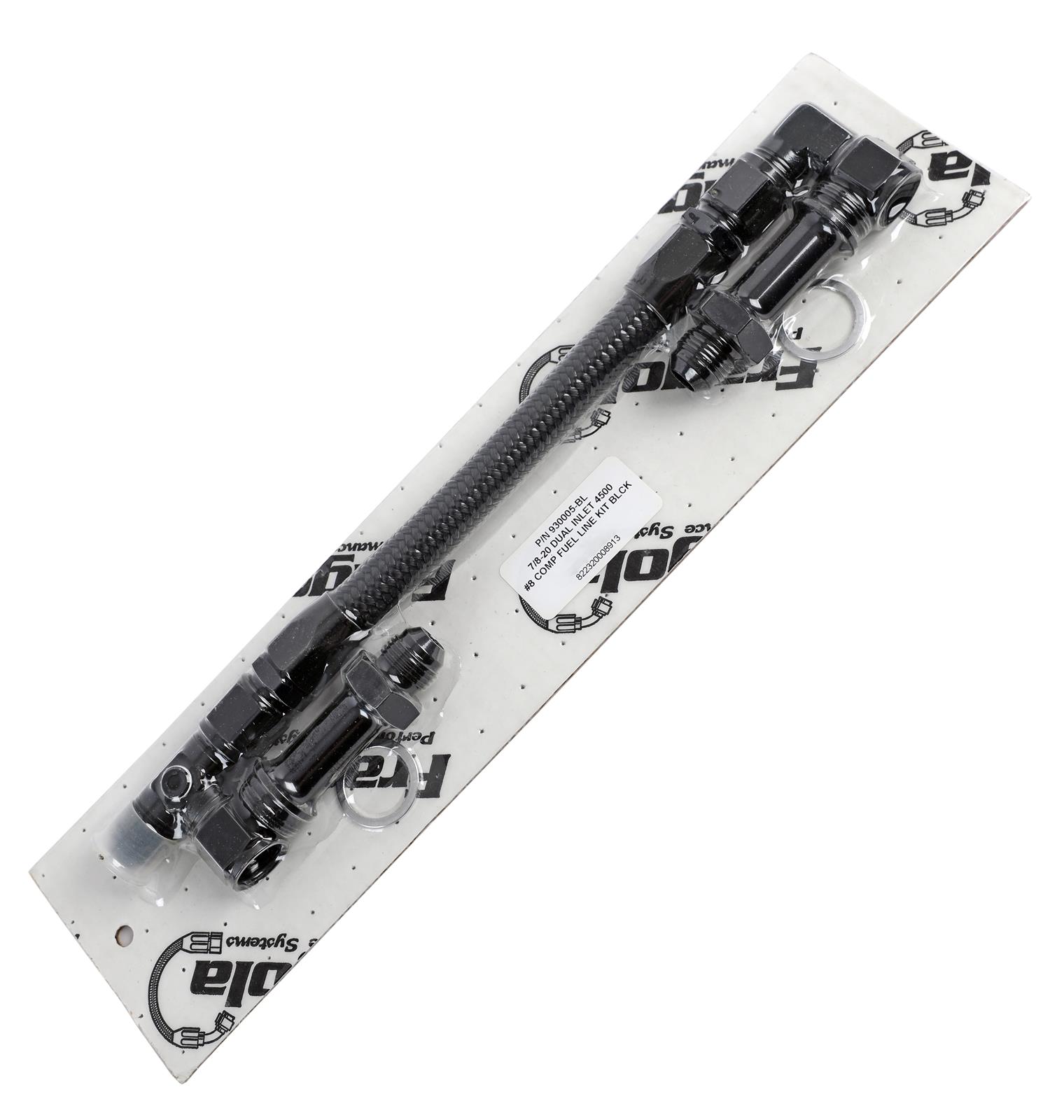Fragola 7/8-20 Dual Inlet 4500 -8AN Competition Fuel Line Kit