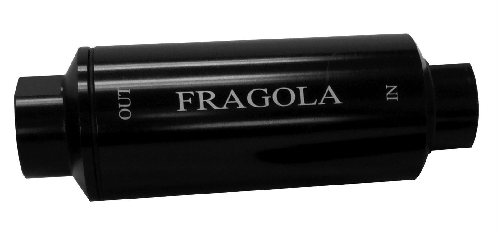Fragola Aluminum  Fuel Filter 10 Micron Black 960002-BL
