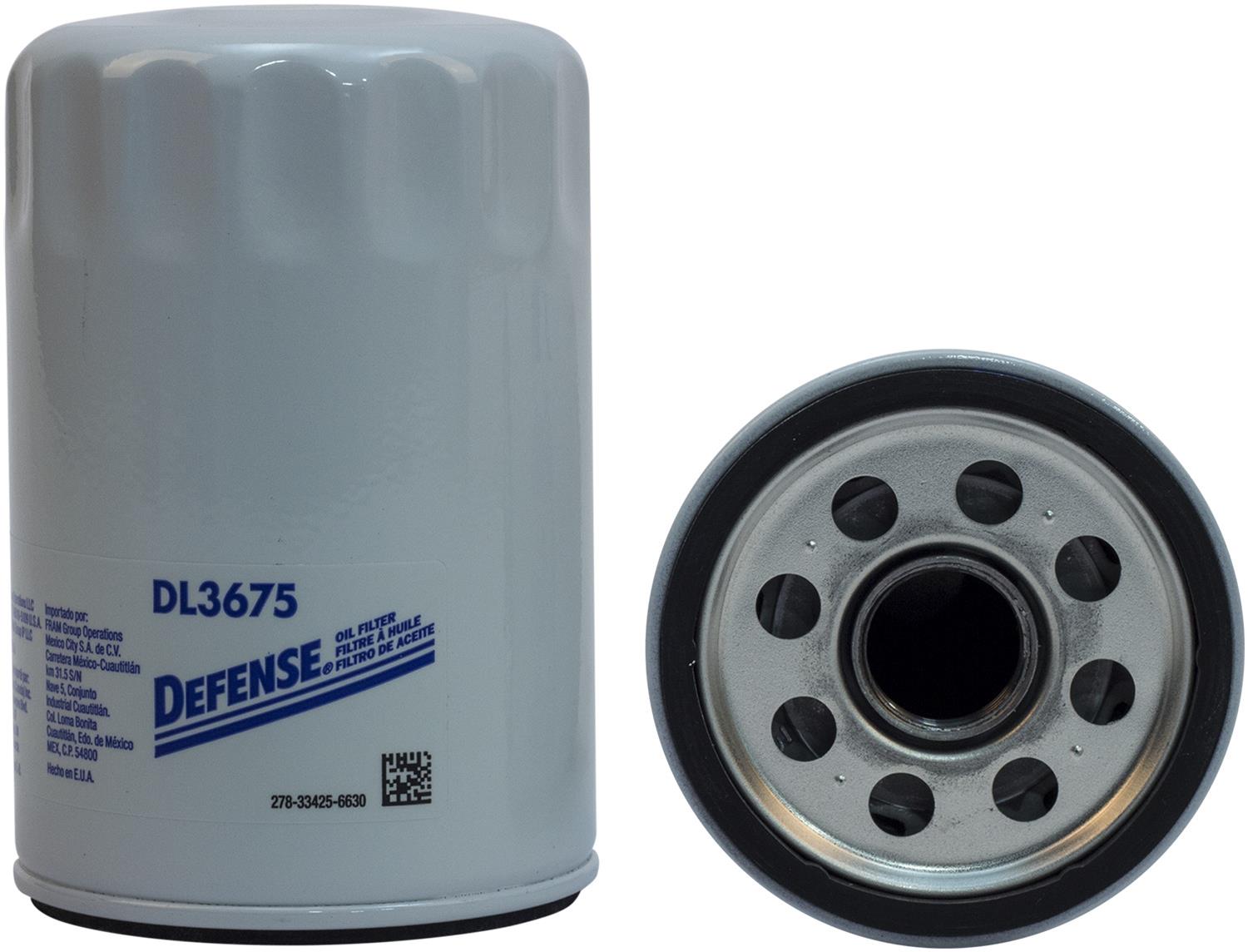 Fram DL3675 Fram Defense Oil Filters Summit Racing