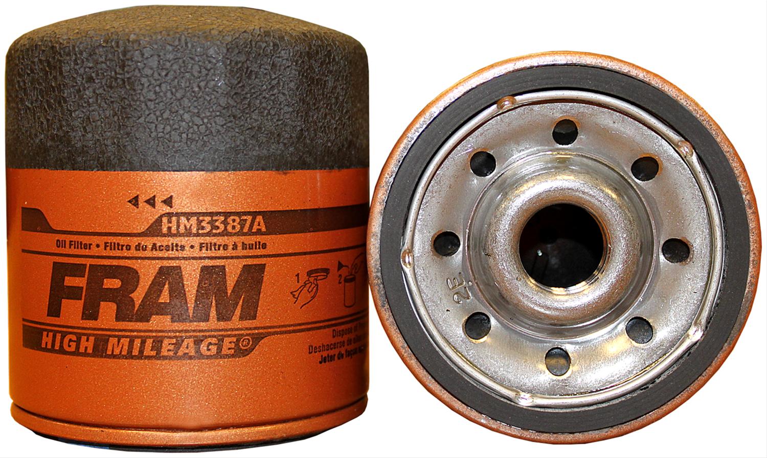 Fram HM3387A Fram High Mileage Oil Filters Summit Racing