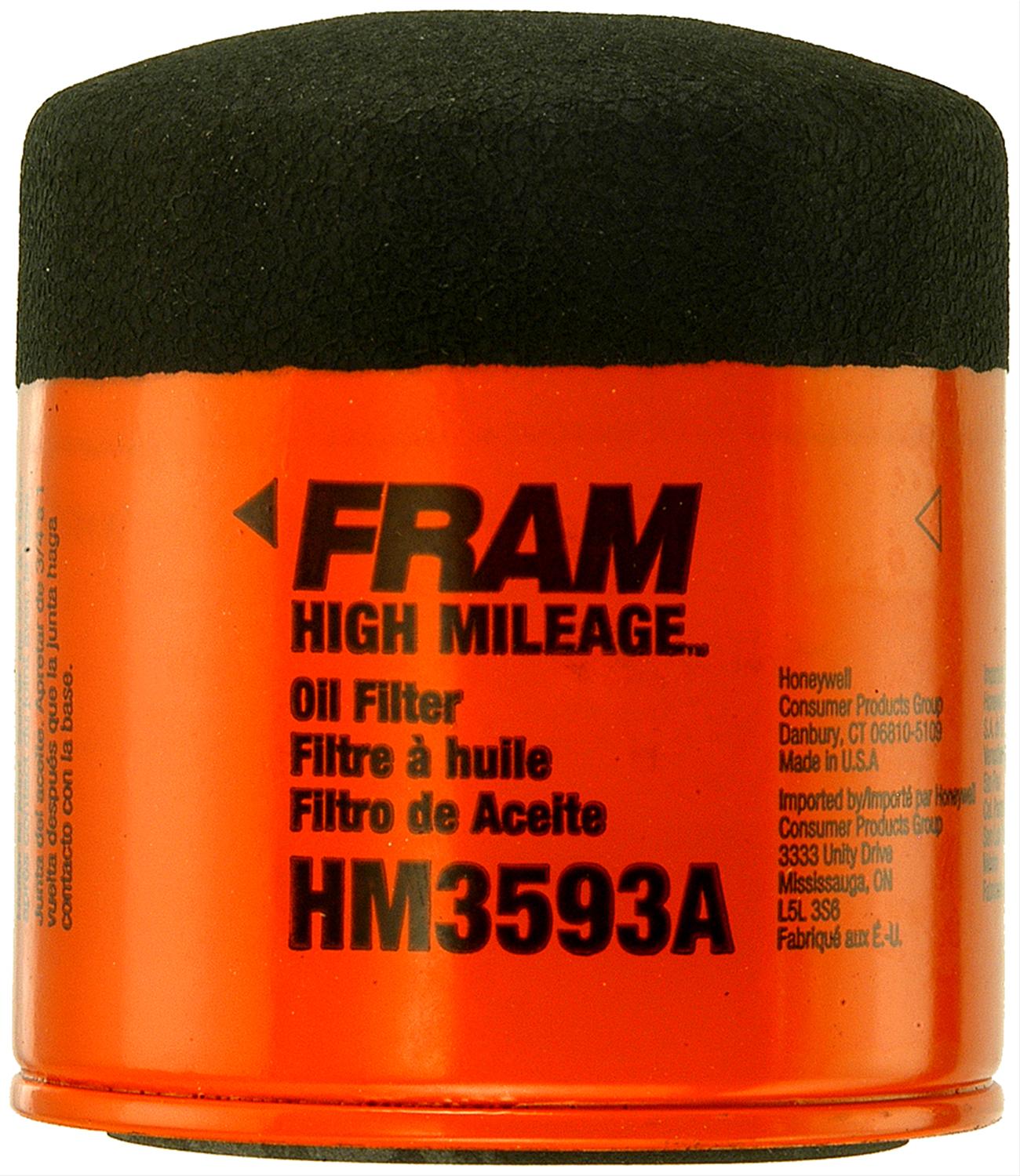 Fram HM3593A Fram High Mileage Oil Filters Summit Racing
