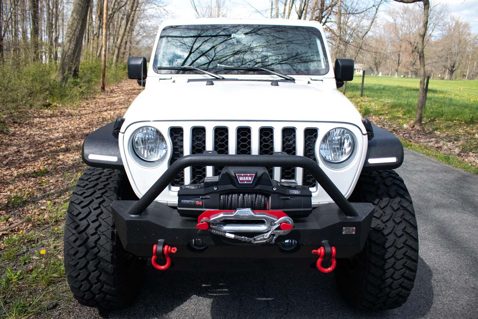 Fishbone Offroad 2018+ Jeep Wrangler JL/JLU/2020+ Gladiator JT Alum Front Fender Flares - Black thumbnail 7