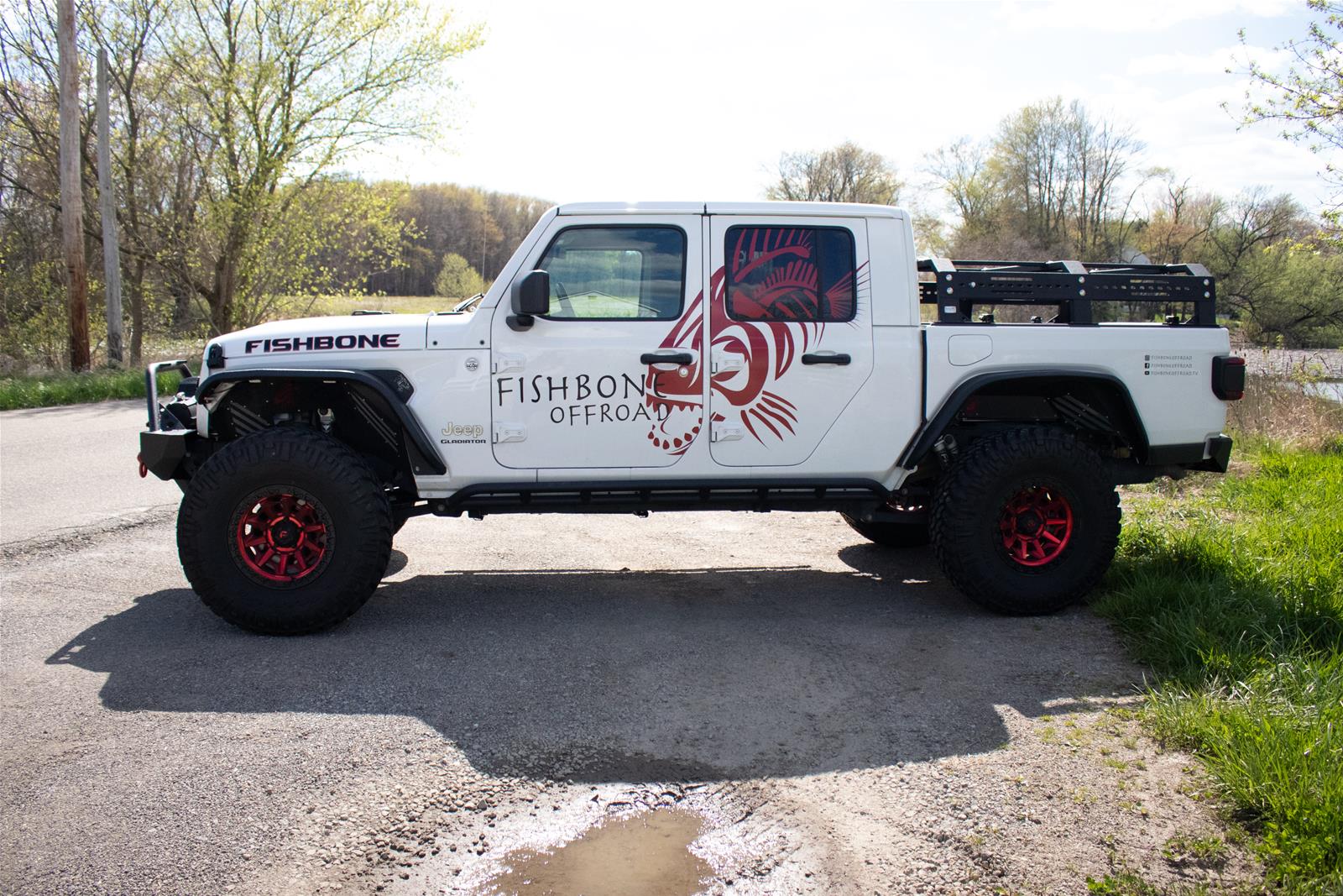 Fishbone Offroad 2018+ Jeep Wrangler JL/JLU/2020+ Gladiator JT Alum Front Fender Flares - Black