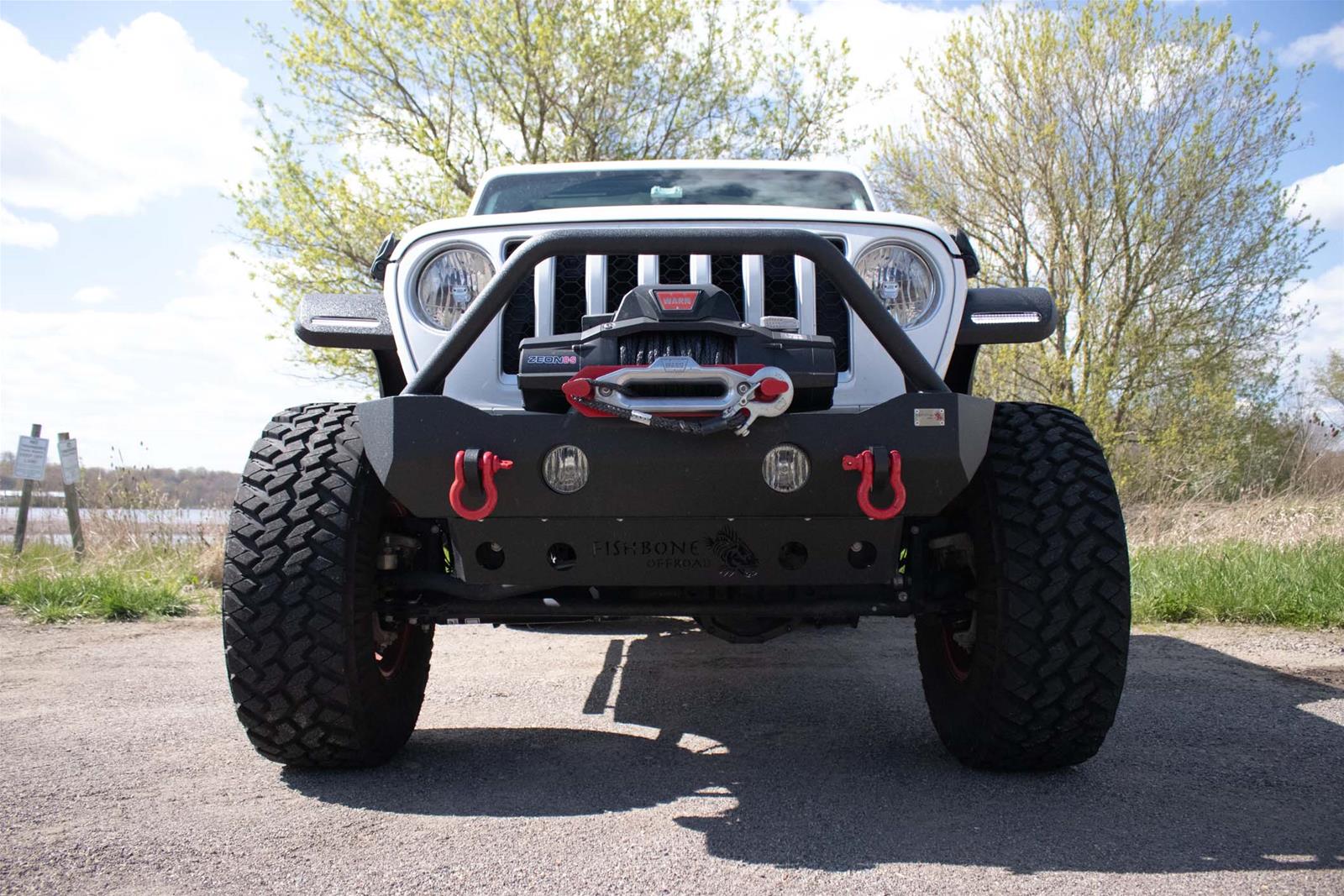 Fishbone Offroad 2018+ Jeep Wrangler JL/JLU/2020+ Gladiator JT Alum Front Fender Flares - Black thumbnail 8