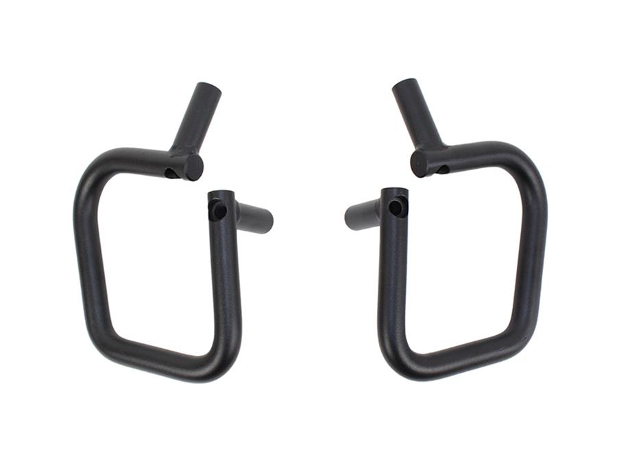 Fishbone Offroad Grab Handles for 2007-2017 WRANGLER, 2018 WRANGLER JK - FB25033 Interior Handles, Steel, Black Textured Powdercoated, Jeep, Wrangler JK, Front, Pair