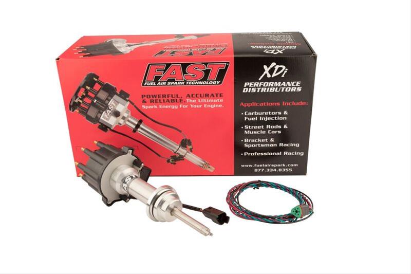 FAST XDi Sportsman Distributors 1000-1813 Distributor, Sportsman, Billet, Hall Effect Trigger, Locked Advance, Small Cap, Mopar, RB Engines, Each