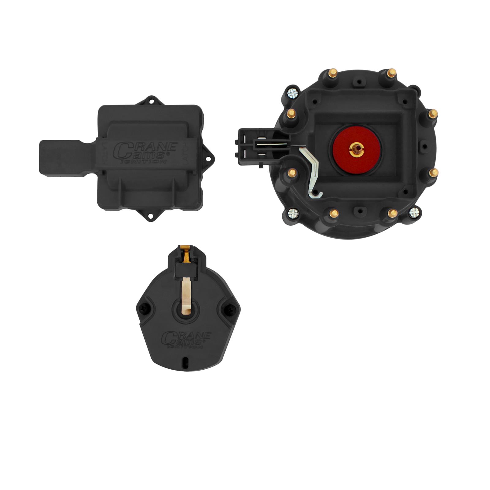 FAST Distributor Caps 1000-2506 BLACK PERF. HEI CAP, COIL COVER, ROTOR