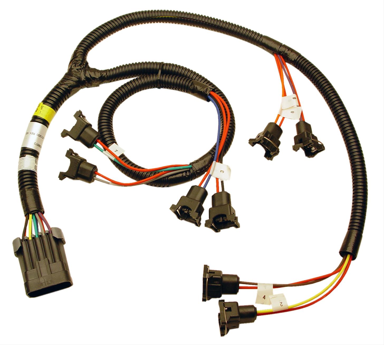 CHEVROLET FAST 301201 FAST XFI Fuel Injector Harnesses Summit Racing