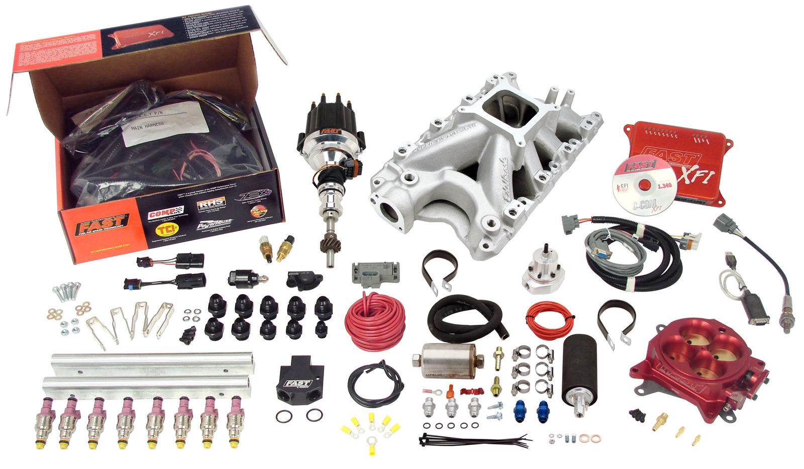 FAST 303535105 FAST XFI 2.0 MultiPort Complete Fuel Injection Systems