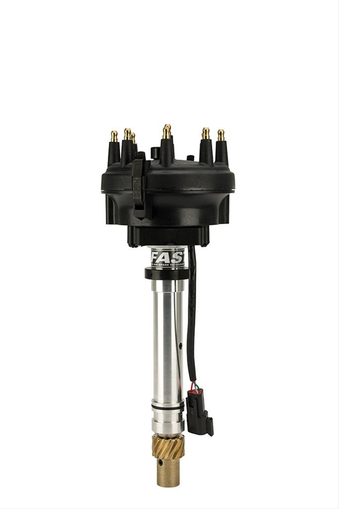 FAST XDi Race Cam Sync Distributors 304009 Distributor, Sync, Billet, Hall Effect Trigger, Locked Advance, Large Cap, Ford, Small Block Windsor, Each
