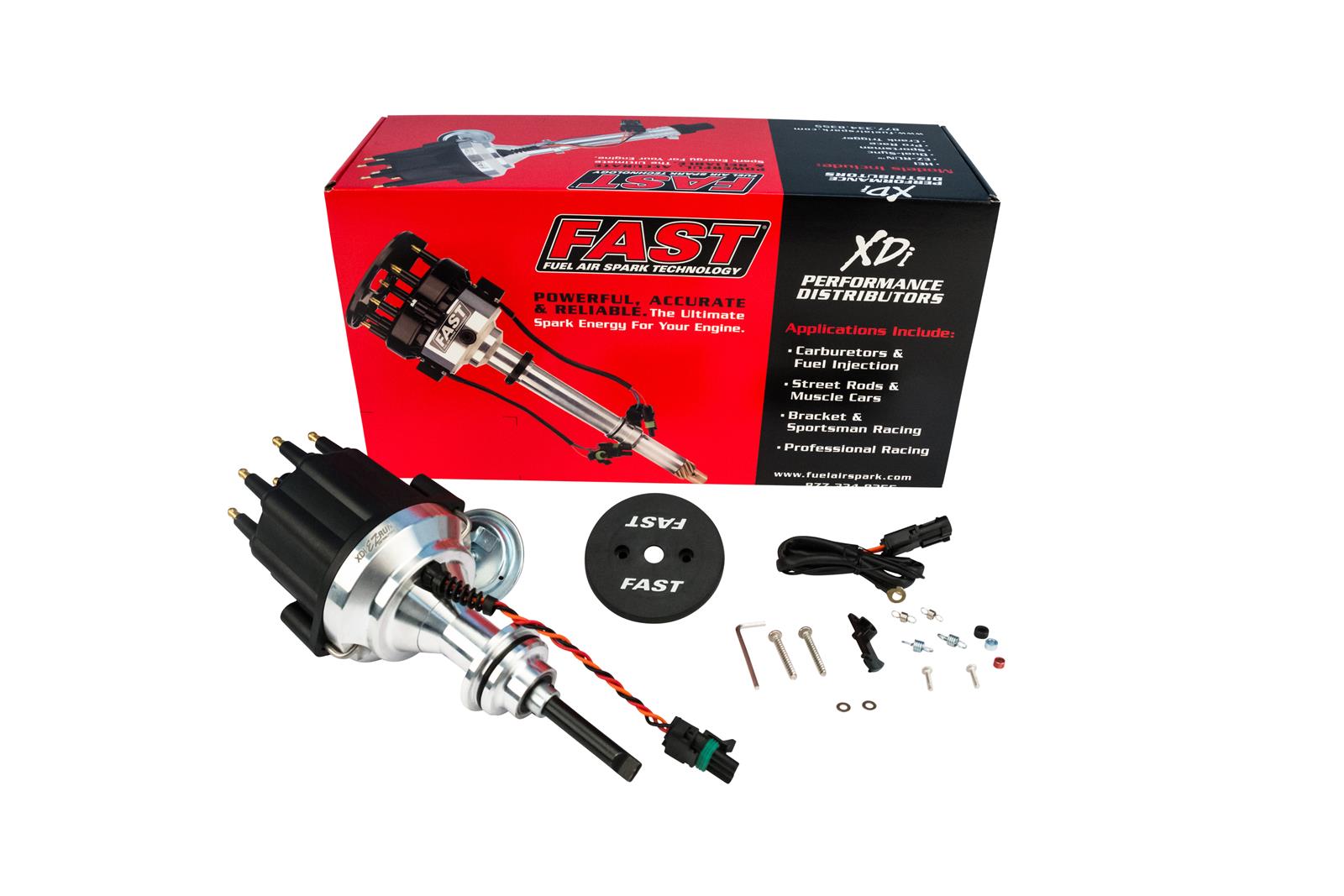 FAST XDi EZ-RUN Distributors 306011 Distributor, Mopar, Small Block, Male/HEI, EZ-Run, Billet Aluminum, Each thumbnail 2