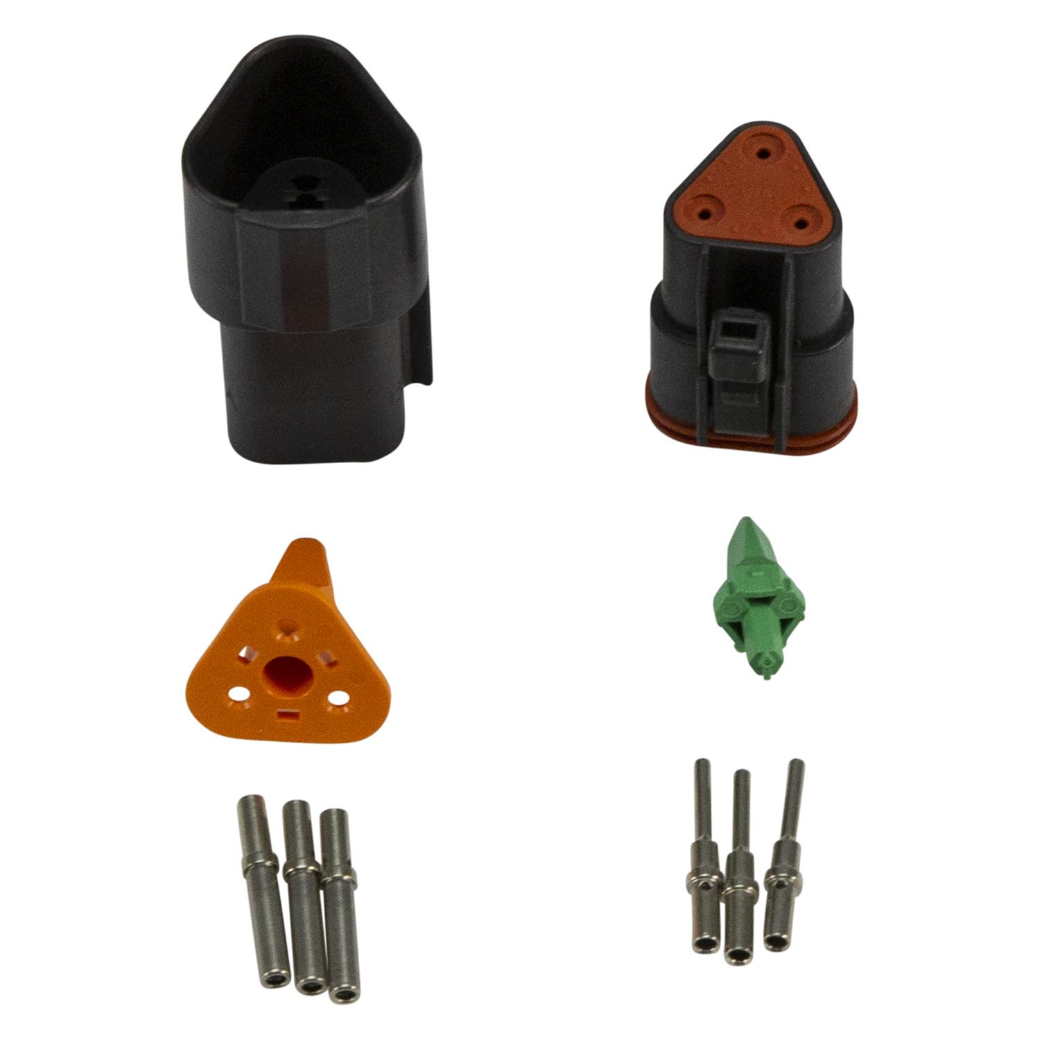 FAST Wiring Connectors 6000-6724 DEUTSCH 3 PIN PLUG KIT