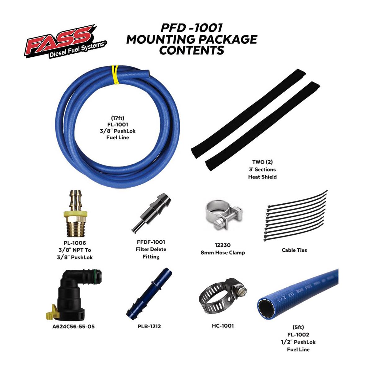 FASS Fuel Systems PFD1001 FASS Fuel Systems Powerstroke Filter Delete