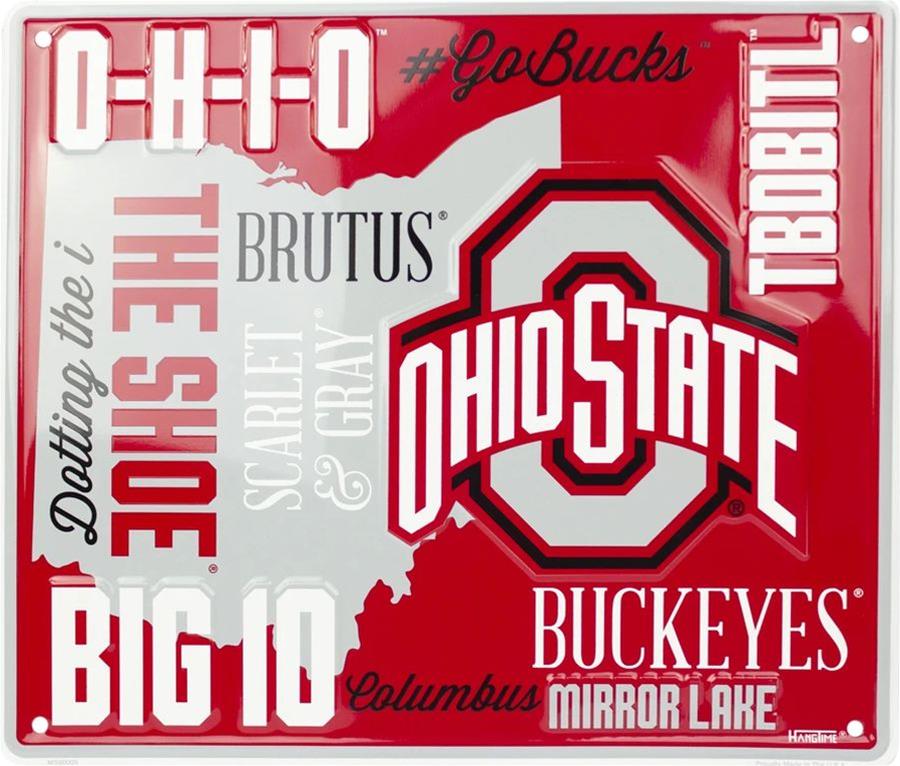 Summit Gifts SD90005 Ohio State Fan Cloud College Sign