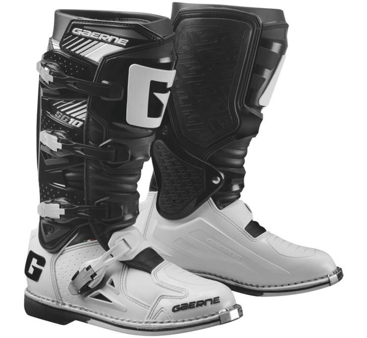 Gaerne SG10 Boots 2190-014-10.5 Riding Boots, BOOT BLKWHT 10.5