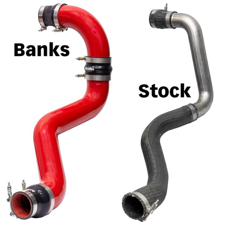 Banks Power 2020 GM 2500/3500 6.6L L5P Boost Tube Upgrade Kit - Red thumbnail 3