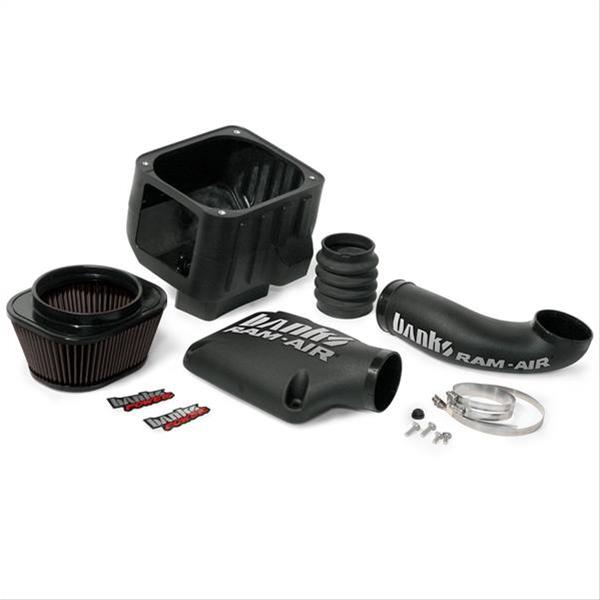 Banks Power Ram-Air Intake Systems 41802-D Air Intake, System, Black Polyethylene Tube, Synthetic Filter, Dry, Gray, Chevy, GMC, 1500, 4.8L, 5.3L, 6.0L, 6.2L, Electric Fan, Kit thumbnail 5