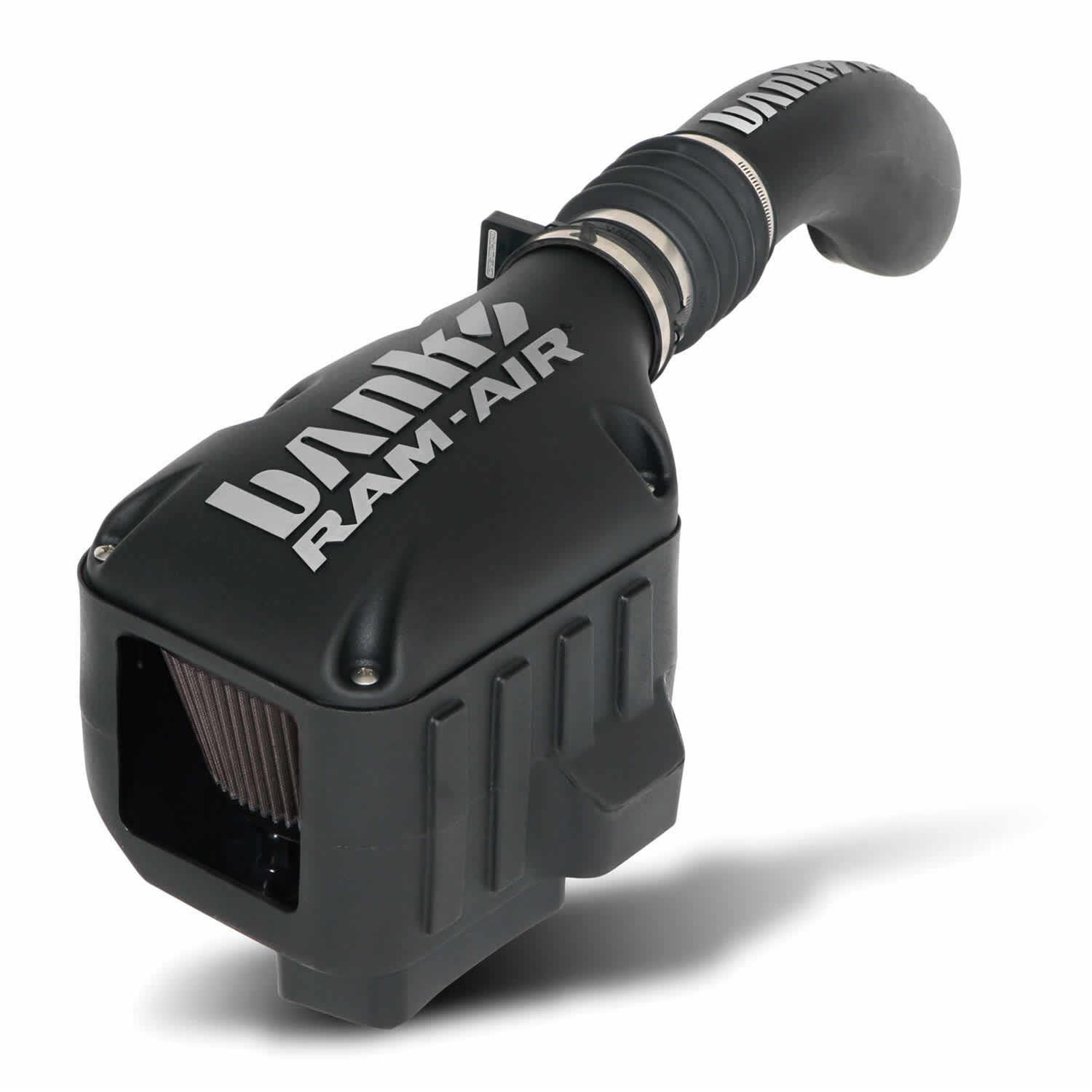 Banks Power Ram-Air Intake Systems 41802-D Air Intake, System, Black Polyethylene Tube, Synthetic Filter, Dry, Gray, Chevy, GMC, 1500, 4.8L, 5.3L, 6.0L, 6.2L, Electric Fan, Kit
