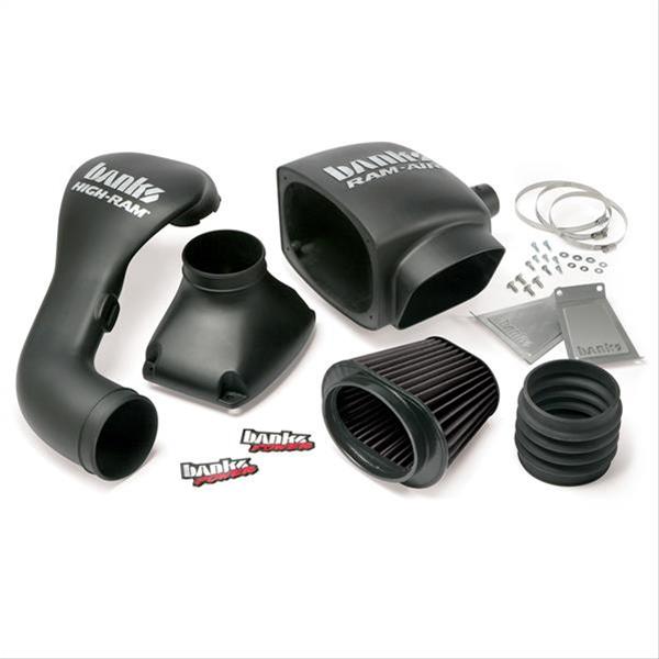Banks Power Ram-Air Intake Systems 41806-D Air Intake, System, Black Polyethylene Tube, Synthetic Filter, Dry, Gray, Ford, F150, 5.4L, Kit