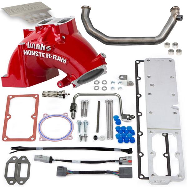 Banks Power 07.5-12 Ram Cab Chassis 6.7L Diesel Monster-Ram Intake System w/Fuel Line - Red thumbnail 2