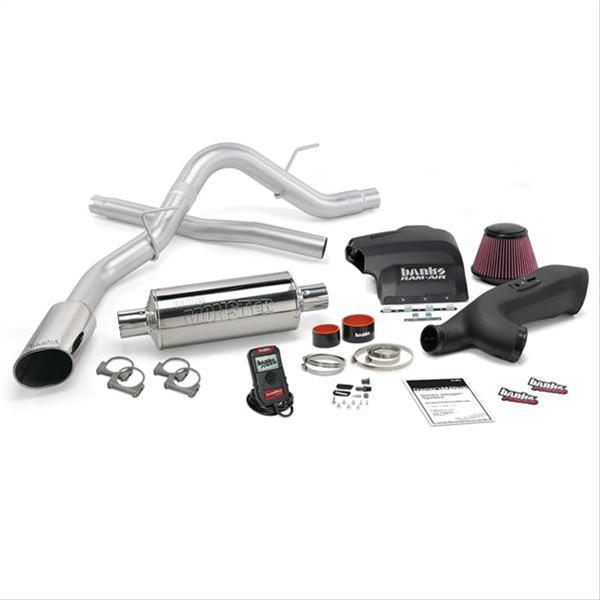 Banks Power Ford 2011-14 3.5L V6 Stinger Systems 48494 Performance Package, Stinger, Monster Exhaust, Single Exit, Side, Chrome Tip, Ram-Air Intake, AutoMind Tuner, Ford, EcoBoost, Kit