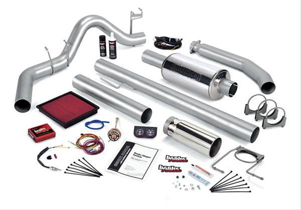 Banks Power 01 Dodge 5.9L 235Hp Ext Cab Stinger System - SS Single Exhaust w/ Chrome Tip