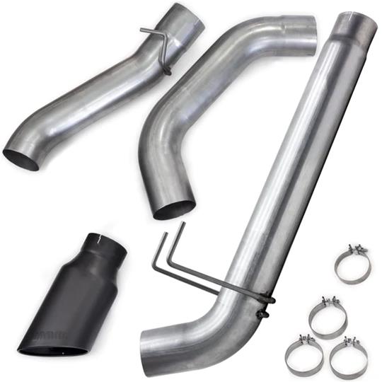 Banks Power 19-23 Dodge RAM Monster Exhaust 5.0in Single 6.7L CCLB DRW w/ SideKick Black Tip thumbnail 2