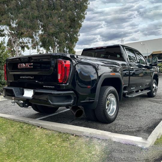 Banks Power Monster Exhaust Systems for 2020-2023 SILVERADO 3500 HD - 49809-B Systems, Monster, Particulate Filter Back, Single, Steel, Aluminized, Side Exit, Black Tip, Chevrolet, GMC, 6.6L, Kit