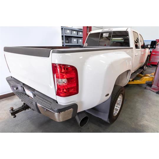 Banks Power Monster Exhaust Systems 49834-B Systems, Monster, Particulate Filter Back, Single, Steel, Aluminized, Side Exit, Black Tip, Dual Rear Wheels, Chevy, GMC, 6.6L Diesel, Kit
