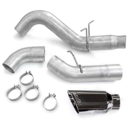 Banks Power Monster Exhaust Systems 49834 Systems, Monster, Particulate Filter Back, Single, Steel, Aluminized, Side Exit, Chrome Tip, Dual Rear Wheels, Chevy, GMC, 6.6L Diesel, Kit thumbnail 3