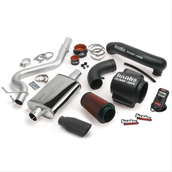 Banks Power 98-99 Jeep 4.0L Wrangler Stinger System - SS Single Exhaust w/ Black Tip