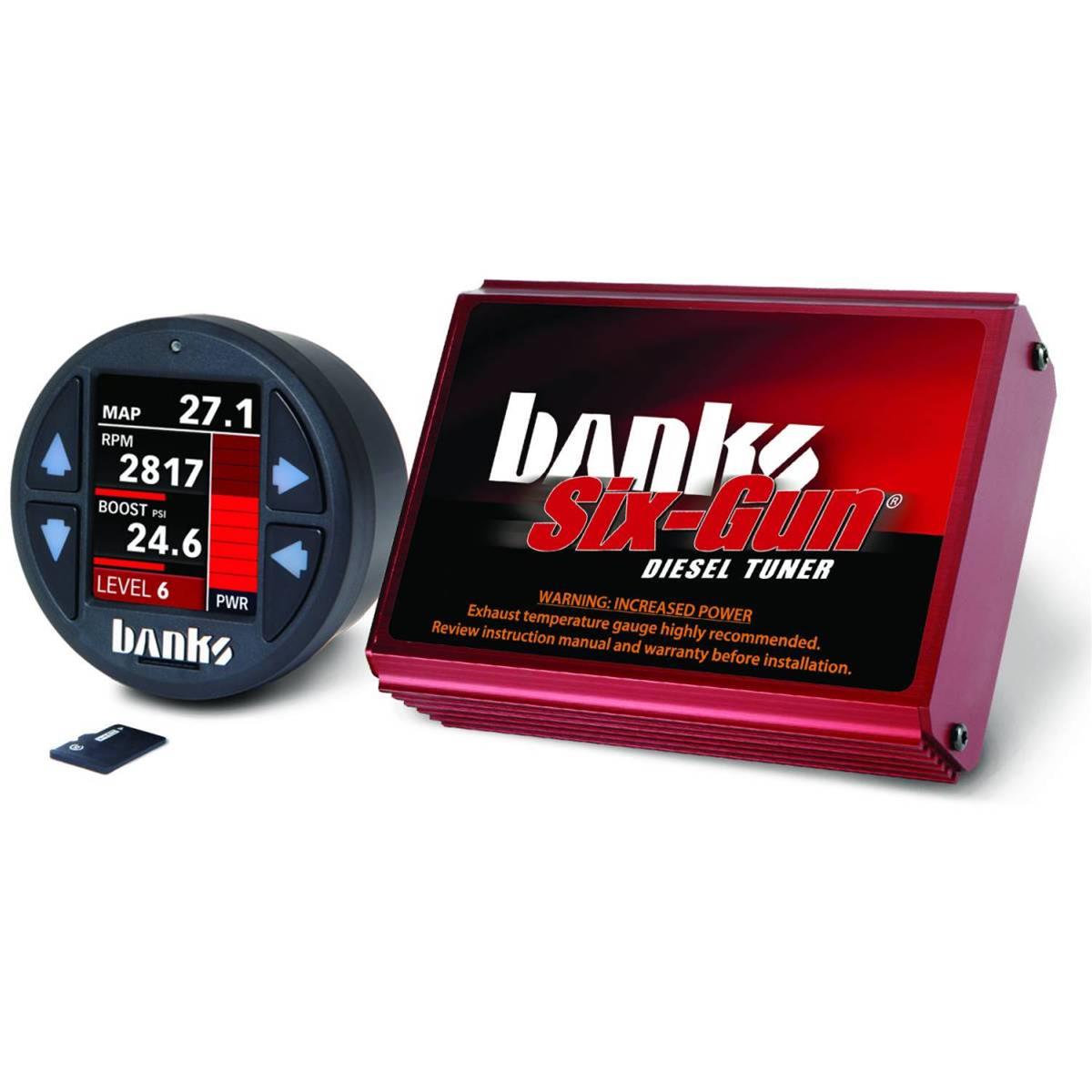 Banks Power Six-Gun Diesel Tuners with iDash DataMonster 61446 Computer Programmers, Six-Gun, Tuner, Includes DataMonster, Chevy, GMC, 6.6L, LMM, Kit