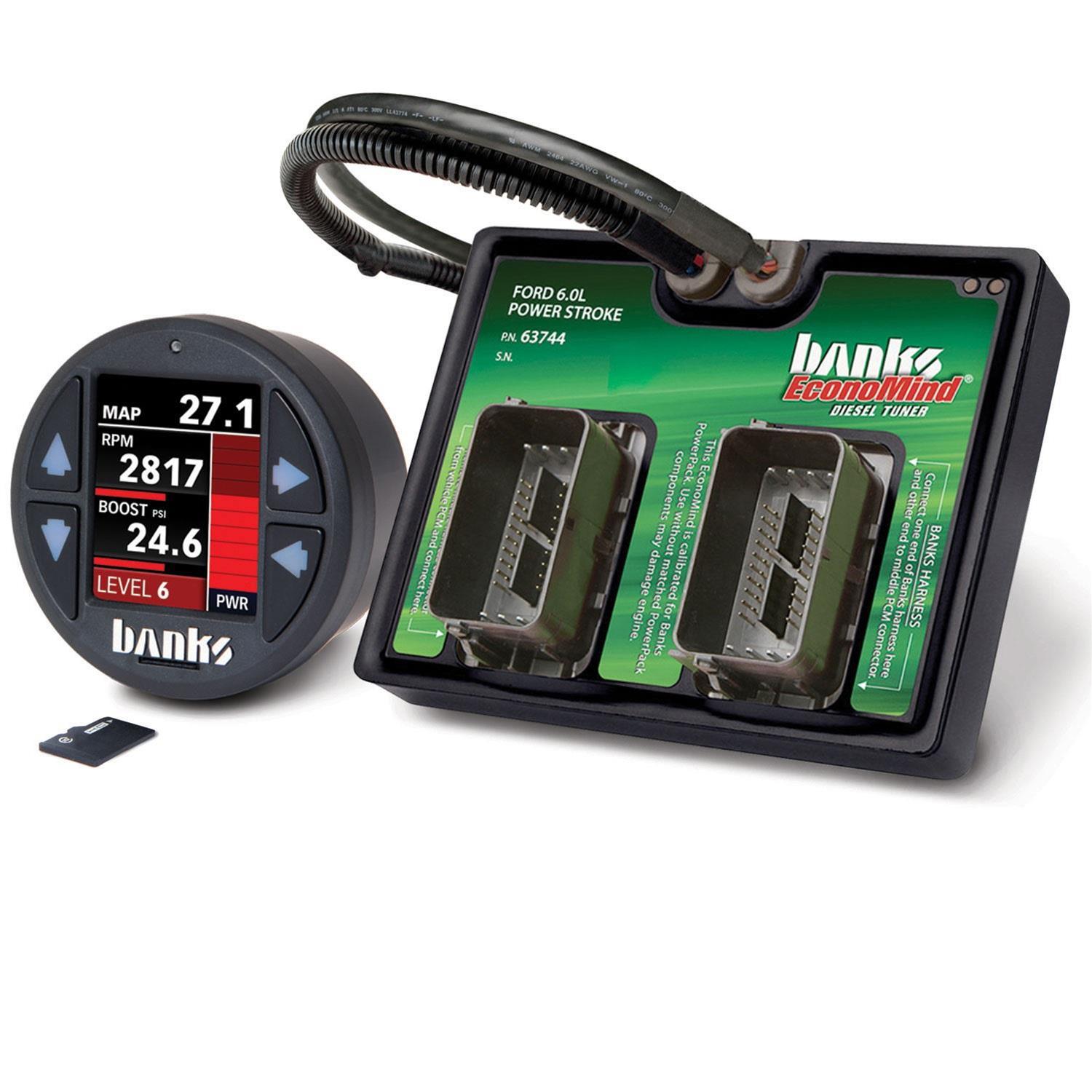 Banks Power EconoMind Diesel Tuners with iDash DataMonster 61451 Computer Programmers, EconoMind, Tuner, Includes DataMonster, Ford, Trucks, 6.0L, Excursion, Kit thumbnail 2