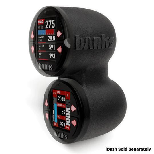 Banks Power 15-19 Chevrolet / GMC 2500/3500 iDash Stealth Dual Pod Mount thumbnail 3