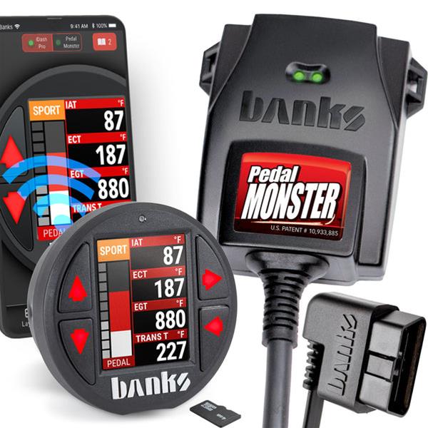 Banks Power Pedal Monster Kit Molex MX64 6 Way With iDash Data Pro thumbnail 3