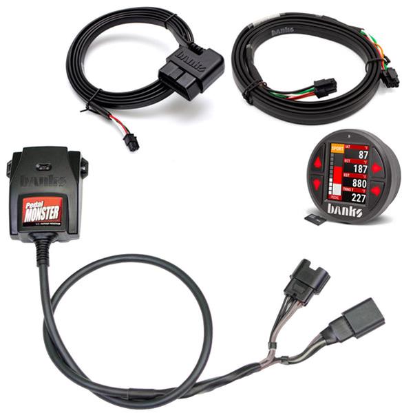 Banks Power Pedal Monster Kit Molex MX64 6-Way CONFIG 2 PM-03 w/iDash Data Pro 06-07 Chevy