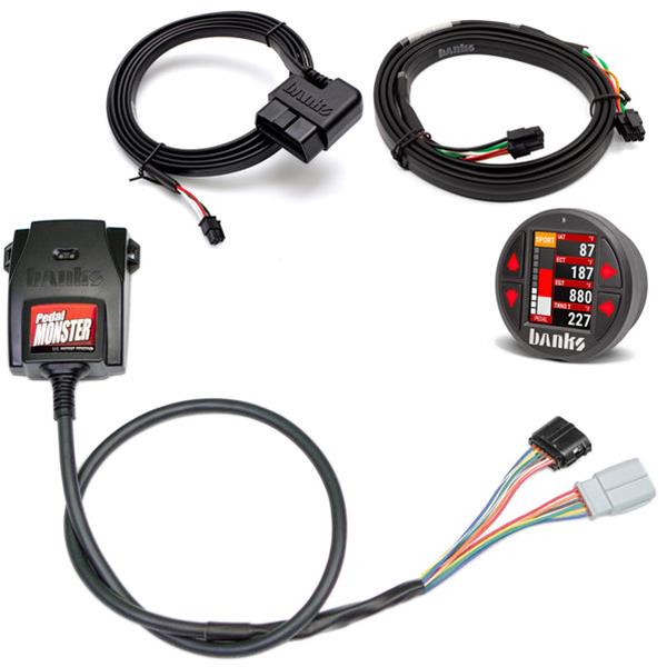 Banks Power Pedal Monster Kit Sumitomo TS 025 Sealed Series (Gray) 6-Way PM-07 With iDash Pro