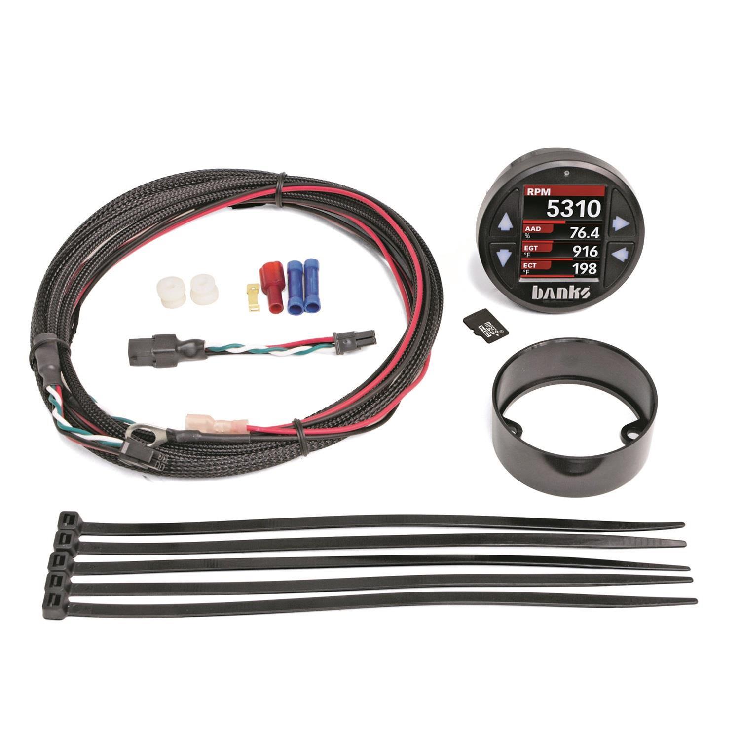 Banks Power iDash 1.8 DataMonster Gauges 66763 Gauge, 1.8, DataMonster, Digital, Multi-Function, Data-Logging, 2 1/16 in. Diameter, No OBD, Stand Alone, Each thumbnail 5